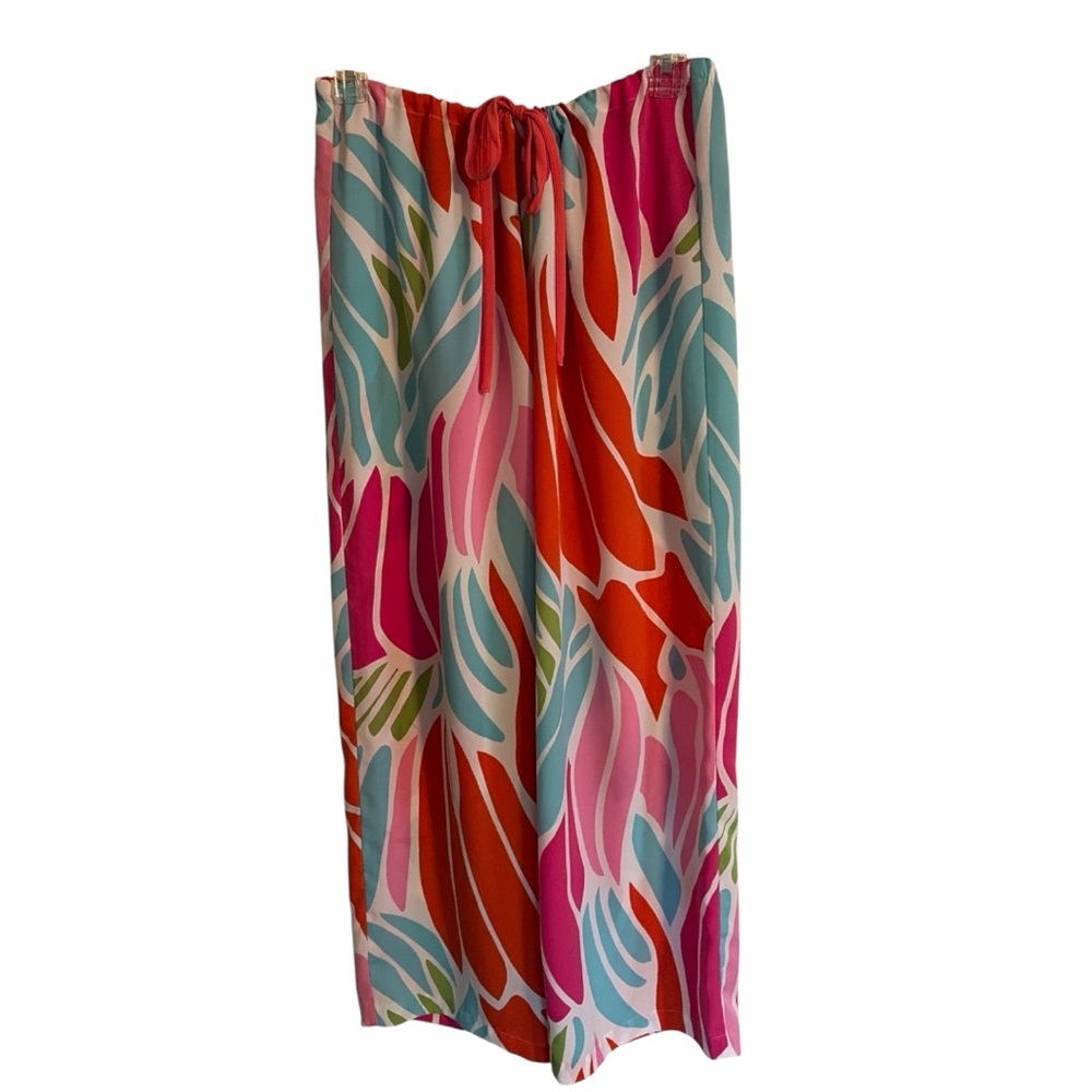 NATORI Papillon Getaway Pants Bright Heather Coral Large